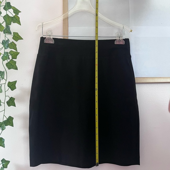 Emaline Petite Black Professional Pencil Skirt - Picture 5 of 5